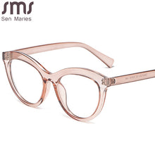 Load image into Gallery viewer, Vintage TR90 Optical Glasses Women Men Clear Glasses Eyeglasses Frame Cat Eye Transparent Lens Spectacle Frame Unisex