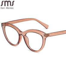 Load image into Gallery viewer, Vintage TR90 Optical Glasses Women Men Clear Glasses Eyeglasses Frame Cat Eye Transparent Lens Spectacle Frame Unisex