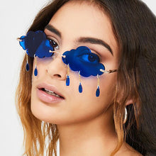 Load image into Gallery viewer, Vintage Tassel Clouds Sunglasses Women Brand Designer Rimless Sun Glasses Female Personality Raining Oculos De Sol