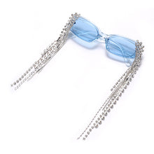 Load image into Gallery viewer, Vintage Tassel Rhinestones Sunglasses Women 2023  Luxulry Brand Steampunk Sun Glasses Unique Diamond Eyeglasses Oculos UV400
