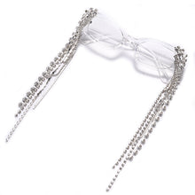Load image into Gallery viewer, Vintage Tassel Rhinestones Sunglasses Women 2023  Luxulry Brand Steampunk Sun Glasses Unique Diamond Eyeglasses Oculos UV400