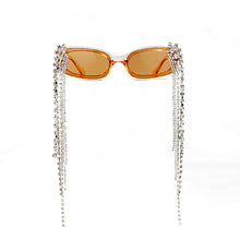 Load image into Gallery viewer, Vintage Tassel Rhinestones Sunglasses Women 2023  Luxulry Brand Steampunk Sun Glasses Unique Diamond Eyeglasses Oculos UV400