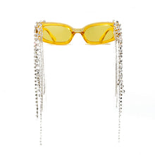 Load image into Gallery viewer, Vintage Tassel Rhinestones Sunglasses Women 2023  Luxulry Brand Steampunk Sun Glasses Unique Diamond Eyeglasses Oculos UV400