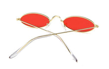 Load image into Gallery viewer, Vintage Tiny Skinny Sunglasses Men Women Small Oval Frame Gafas De Sol Classic Eyewear Red Yellow Sun Glasses