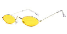 Load image into Gallery viewer, Vintage Tiny Skinny Sunglasses Men Women Small Oval Frame Gafas De Sol Classic Eyewear Red Yellow Sun Glasses