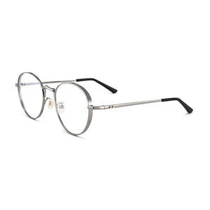 Vintage Titanium Glasses Frame Men Round  Prescription Myopia Optical Big Box Eyeglasses Women Ultralight Frame Eyewear
