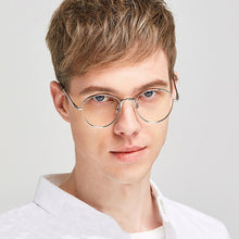 Load image into Gallery viewer, Vintage Titanium Glasses Frame Men Round  Prescription Myopia Optical Big Box Eyeglasses Women Ultralight Frame Eyewear