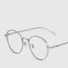 Load image into Gallery viewer, Vintage Titanium Glasses Frame Men Round  Prescription Myopia Optical Big Box Eyeglasses Women Ultralight Frame Eyewear