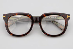 Vintage Tom Acetate Eyeglasses Frames Man TF5179 Prescription Myopia Optical Glasses Women