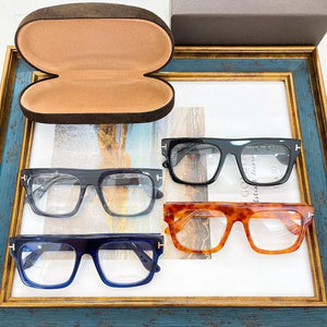 Vintage Tom For Man Optical Eyeglasses Frames Forde Acetate Women Reading Myopia Prescription Glasses 5634 With Case