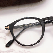 Load image into Gallery viewer, Vintage Tom For Man Optical Eyeglasses Frames Forde Round Acetate men Women Reading Myopia Prescription Glasses TF5294 With Case