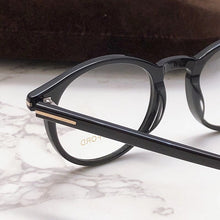 Load image into Gallery viewer, Vintage Tom For Man Optical Eyeglasses Frames Forde Round Acetate men Women Reading Myopia Prescription Glasses TF5294 With Case