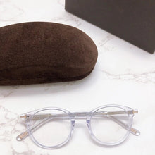 Load image into Gallery viewer, Vintage Tom For Man Optical Eyeglasses Frames Forde Round Acetate men Women Reading Myopia Prescription Glasses TF5294 With Case