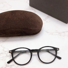 Load image into Gallery viewer, Vintage Tom For Man Optical Eyeglasses Frames Forde Round Acetate men Women Reading Myopia Prescription Glasses TF5294 With Case