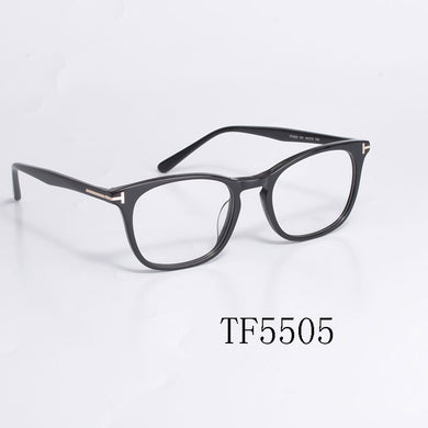 Vintage Tom For Man Women Anti Blue Lens Eyeglasses Frames 5505 Forde Acetate Rectangle  Reading Myopia Prescription Glasses