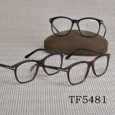 Vintage Tom For Man Women Prescription Eyeglasses Frames Forde Acetate men Reading Myopia Optical Glasses TF5481