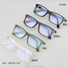Load image into Gallery viewer, Vintage Tom for Man Optical Eyeglasses Frames Forde Acetate Women Reading Myopia Prescription Glasses TF5408 With Case