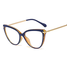 Load image into Gallery viewer, Vintage Transparent Cat Eye Glasses Frames Men Women Plastic Titanium Retro Optical Computer Eyeglasses Frame Clear