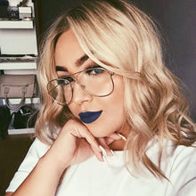Load image into Gallery viewer, Vintage Transparent Glasses Frame For Women Overiszed Eyeglasses Men Optical Glasses Frame Lunette Computer De Grau