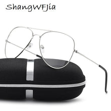 Load image into Gallery viewer, Vintage Transparent Glasses Frame For Women Overiszed Eyeglasses Men Optical Glasses Frame Lunette Computer De Grau