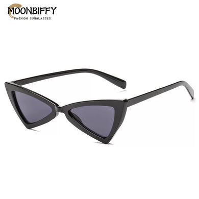 Vintage Triangle Cat Eye Women Sunglasses Personality Designed Travel Eyewear Fishing Glasses Riding Glasses UV400 Goggles