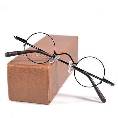 Vintage Ultralight Metal Glasses Frame Men Ultra small Round Myopia Optical Prescription Eyeglasses Frames Women Retro Eyewear