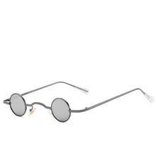 Load image into Gallery viewer, Vintage Unisex Steam Punk Round Sunglasses Women Brand Trend Retro Narrow Small Metal Sun Glasses UV400