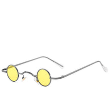 Load image into Gallery viewer, Vintage Unisex Steam Punk Round Sunglasses Women Brand Trend Retro Narrow Small Metal Sun Glasses UV400