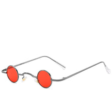 Load image into Gallery viewer, Vintage Unisex Steam Punk Round Sunglasses Women Brand Trend Retro Narrow Small Metal Sun Glasses UV400