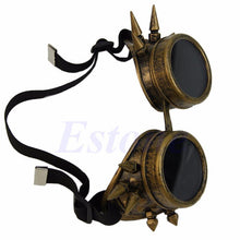 Load image into Gallery viewer, Vintage Victorian Gothic Cosplay Rivet Steampunk Goggles Glasses Welding Punk