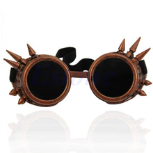 Load image into Gallery viewer, Vintage Victorian Gothic Cosplay Steampunk Goggles Glasses Welding Punk 06N