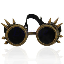 Load image into Gallery viewer, Vintage Victorian Gothic Cosplay Steampunk Goggles Glasses Welding Punk 06N