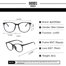 Load image into Gallery viewer, Vintage Women Optical Eyeglasses Classic Black Frame Plastic Men Myopia Anti-blue Eye Glasses   Computer Glasses 2022