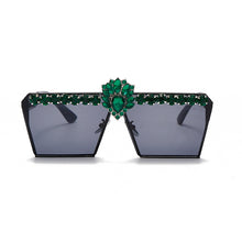 Load image into Gallery viewer, Vintage Women Square Sunglasses 2023  Diamond Sun Glasses Rhinestone Female Eyewear Metal Frame Mirror Shades UV400 Gafas