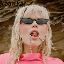 Load image into Gallery viewer, Vintage Women Sunglasses 2023 Cat-Eye Sunglasses Brand Designer Retro Female Small Frame Trendy Sunglasses