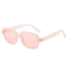 Load image into Gallery viewer, Vintage Women Sunglasses Polycarbonate Square Woman Designer Sunglasses Black Pink Glasses Zonnebril Dames UV400 Protection