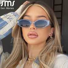 Load image into Gallery viewer, Vintage Women Sunglasses Small Frames Retro Glasses Leopard Eyeglasses Brand Designer Eyeglass Female Cat Eye Sunglasses Shades