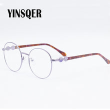 Load image into Gallery viewer, Vintage Women's Glasses Frame For Myopia Reading Unusual Female Round Glasses Prescription Eye Glasses Computer Women Eyeglasses
