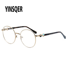 Load image into Gallery viewer, Vintage Women's Glasses Frame For Myopia Reading Unusual Female Round Glasses Prescription Eye Glasses Computer Women Eyeglasses