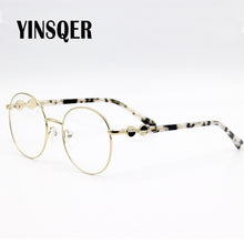 Load image into Gallery viewer, Vintage Women's Glasses Frame For Myopia Reading Unusual Female Round Glasses Prescription Eye Glasses Computer Women Eyeglasses