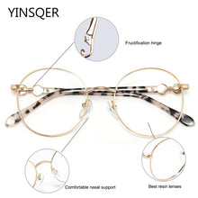 Load image into Gallery viewer, Vintage Women's Glasses Frame For Myopia Reading Unusual Female Round Glasses Prescription Eye Glasses Computer Women Eyeglasses
