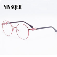 Load image into Gallery viewer, Vintage Women's Glasses Frame For Myopia Reading Unusual Female Round Glasses Prescription Eye Glasses Computer Women Eyeglasses