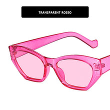 Load image into Gallery viewer, Vintage Women's Sun glasses Men Brand Designer Cat eye Sunglasses Women Polygon Black Glasses Shades UV400 Male Female Eyewear