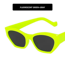 Load image into Gallery viewer, Vintage Women's Sun glasses Men Brand Designer Cat eye Sunglasses Women Polygon Black Glasses Shades UV400 Male Female Eyewear