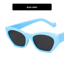 Load image into Gallery viewer, Vintage Women's Sun glasses Men Brand Designer Cat eye Sunglasses Women Polygon Black Glasses Shades UV400 Male Female Eyewear