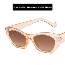 Load image into Gallery viewer, Vintage Women's Sun glasses Men Brand Designer Cat eye Sunglasses Women Polygon Black Glasses Shades UV400 Male Female Eyewear