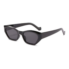 Load image into Gallery viewer, Vintage Women's Sun glasses Men Brand Designer Cat eye Sunglasses Women Polygon Black Glasses Shades UV400 Male Female Eyewear