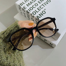 Load image into Gallery viewer, Vintage Yellow Round Sunglasses Woman UV400  Gradient Clear Lens Sun Glasses Female Oculos