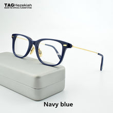 Load image into Gallery viewer, Vintage Square Brand Glasses Frame Women Men Optical Eyeglasses Handmade Ladies Full Frames titanium omputer Spectacles