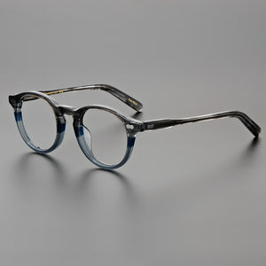 Vintage glasses frame men  Acetate MILTZEN optical eyeglasses Myopia reading prescription  women round eyewear